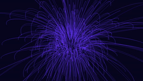 Leuchtend-Violettes-Feuerwerk-Erhellt-Den-Nachthimmel