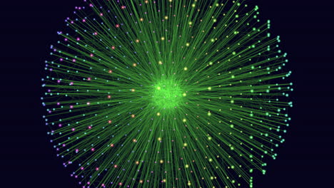 Enchanting-green-network-glowing-lines-and-dots-illuminate-a-grid-system